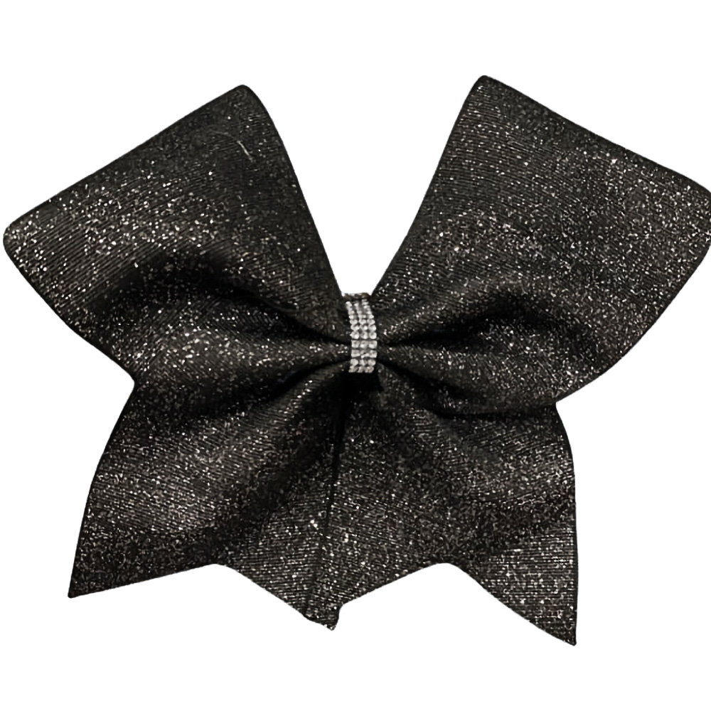 Black Sparkly Bow